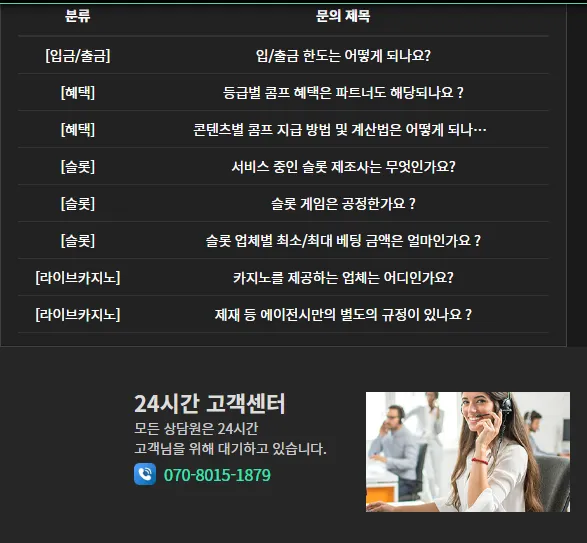 wbc고객센터 번호및 질문요점정리